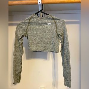 GYMSHARK Original Vital Seamless Long Sleeve Crop S
